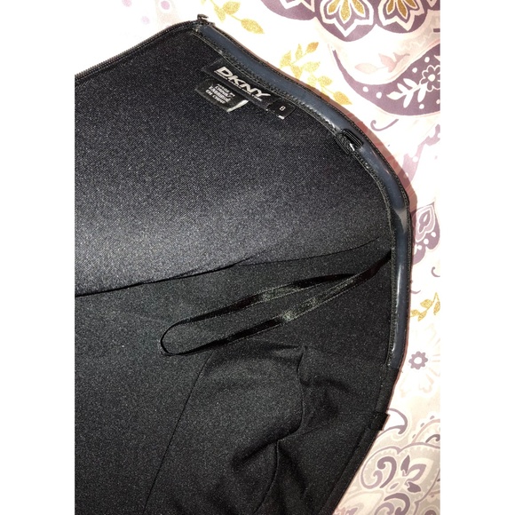 DKNY Black Strapless Cocktail Party Club Dance Mini Dress, Crystal Detail Size 8 - Picture 7 of 16